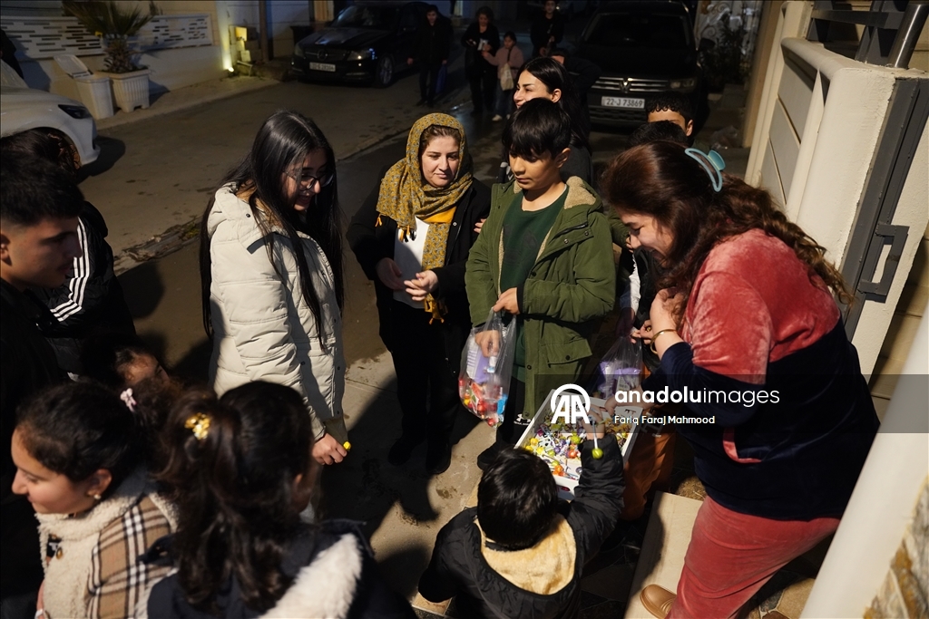 Ночь Бараат отметили в красочных традициях в иракском городе Сулеймания