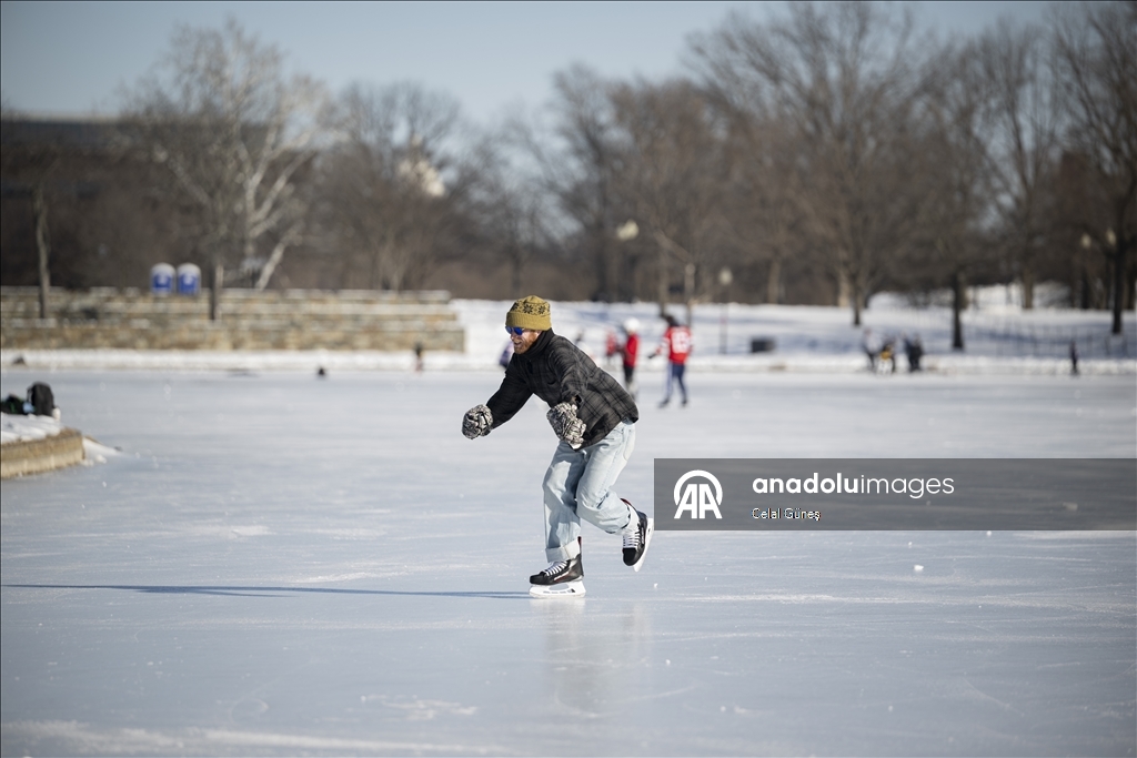 Аномальные морозы в Вашингтоне превратились в развлечение