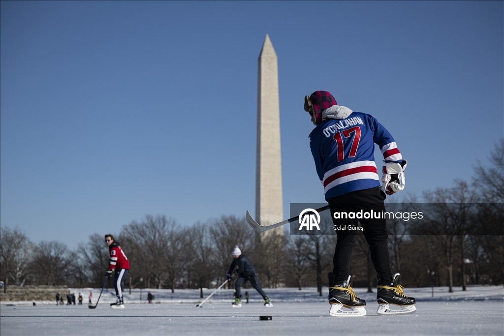 Аномальные морозы в Вашингтоне превратились в развлечение