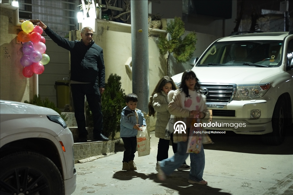 Ночь Бараат отметили в красочных традициях в иракском городе Сулеймания