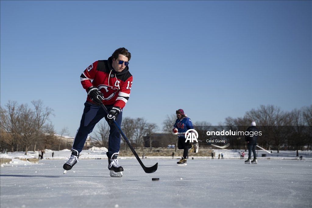 Аномальные морозы в Вашингтоне превратились в развлечение