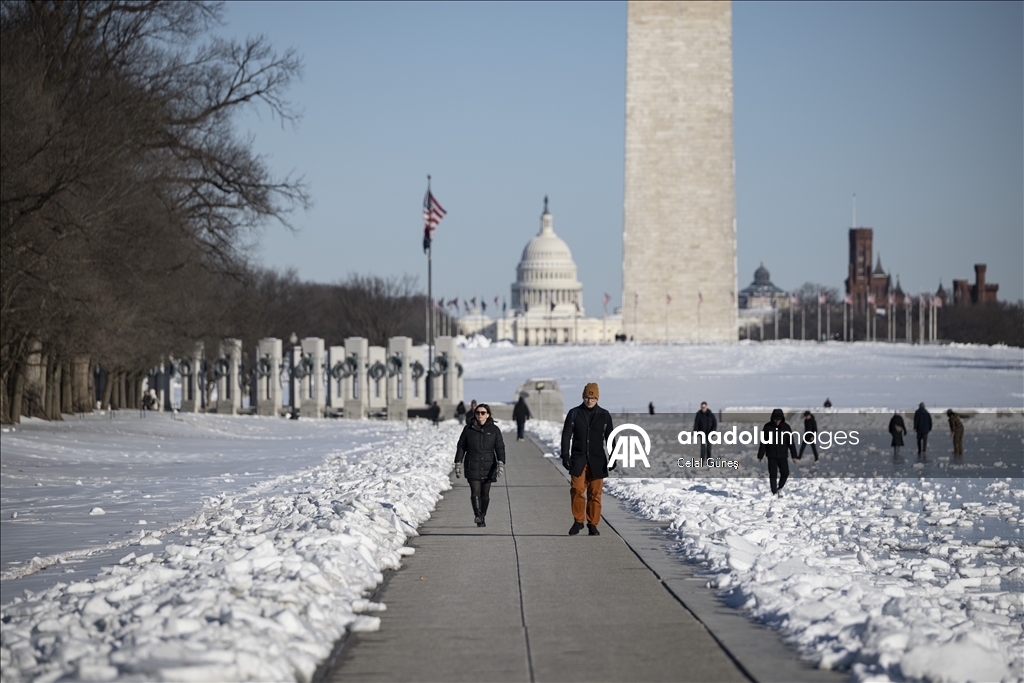 Аномальные морозы в Вашингтоне превратились в развлечение