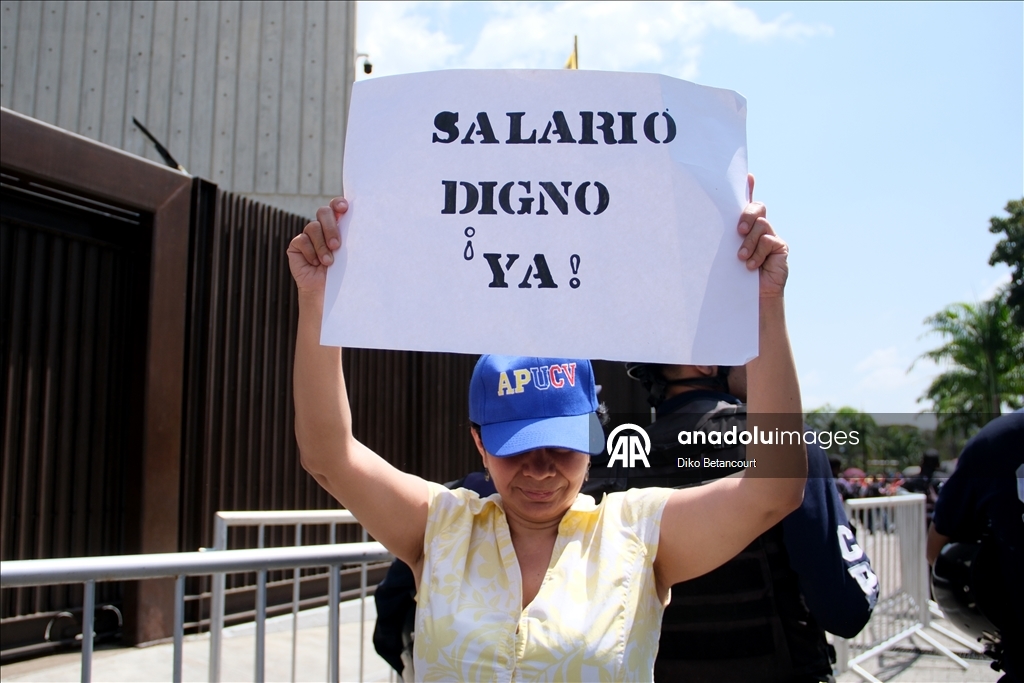 В Каракасе прошла акция протеста