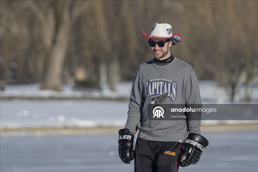 Аномальные морозы в Вашингтоне превратились в развлечение