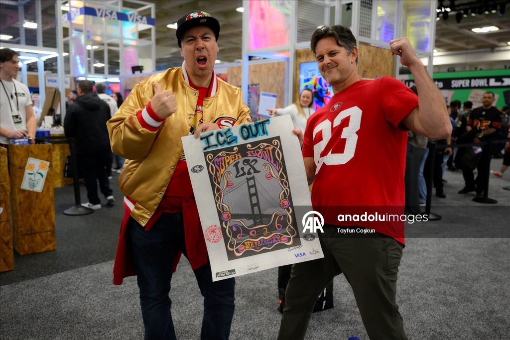 Super Bowl maçı öncesinde San Francisco'da deneyim merkezi kuruldu
