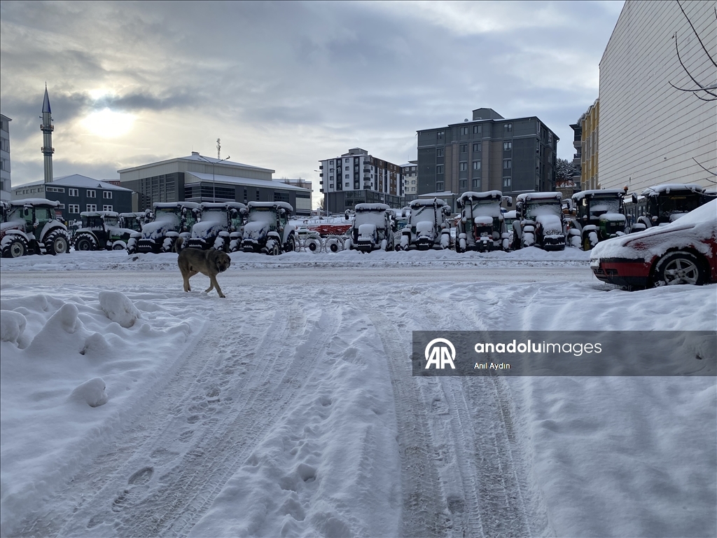 Ardahan'da kar yağışı