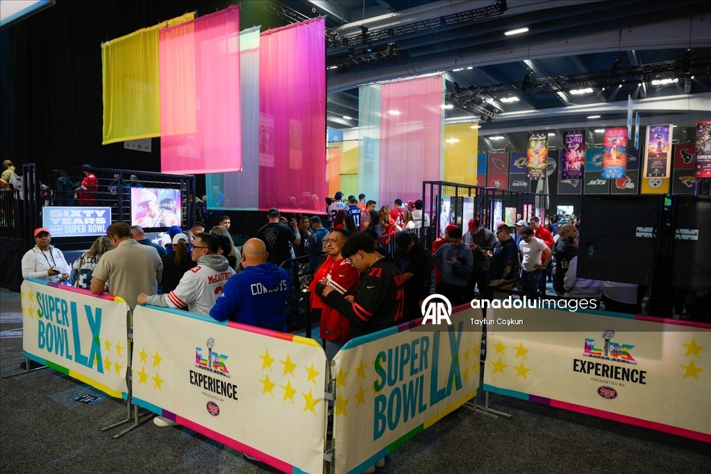 Super Bowl maçı öncesinde San Francisco'da deneyim merkezi kuruldu