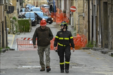 Из-за шторма «Гарри» обрушилась часть города Нишеми на Сицилии