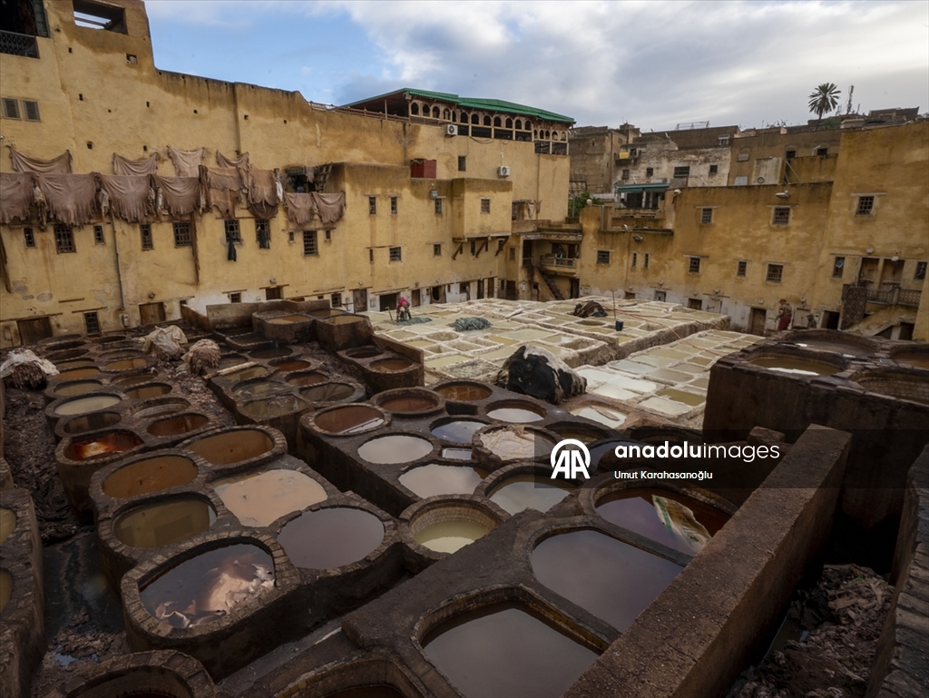 Fas’ın Fez kentinde geleneksel deri üretimi sürüyor