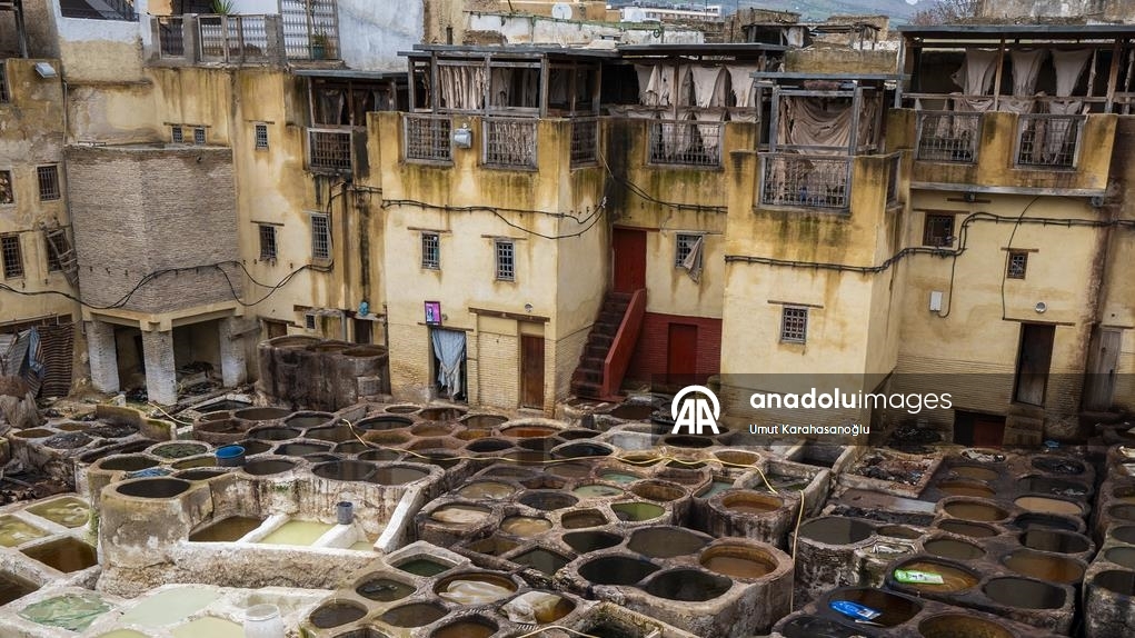 Fas’ın Fez kentinde geleneksel deri üretimi sürüyor