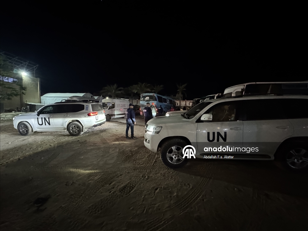 خان يونس - عودة 25 فلسطينيا الى قطاع غزة عبر معبر رفح البري