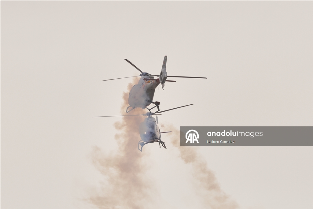 Пилотажная группа ВВС Испании выступила в Буэнос-Айресе