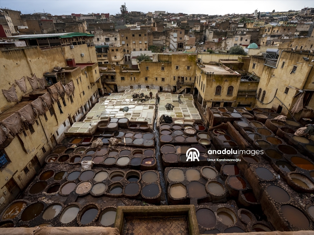 Fas’ın Fez kentinde geleneksel deri üretimi sürüyor