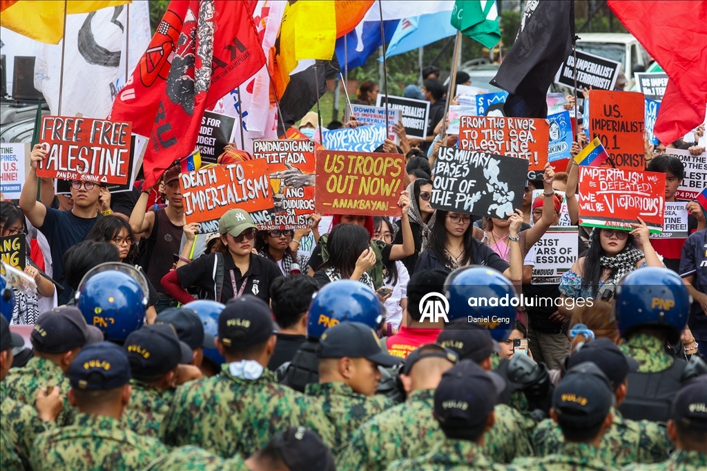 В Маниле прошла акция солидарности с Палестиной и Венесуэлой