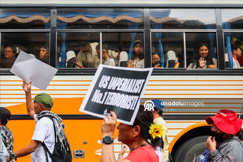 В Маниле прошла акция солидарности с Палестиной и Венесуэлой