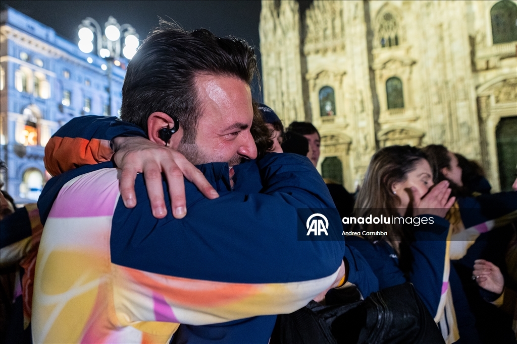 Олимпийский огонь зажжен в Милане перед Играми 2026 года