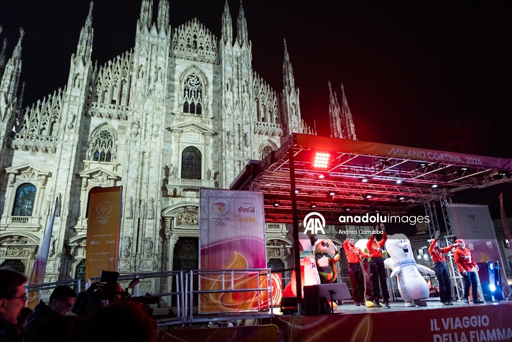 Олимпийский огонь зажжен в Милане перед Играми 2026 года