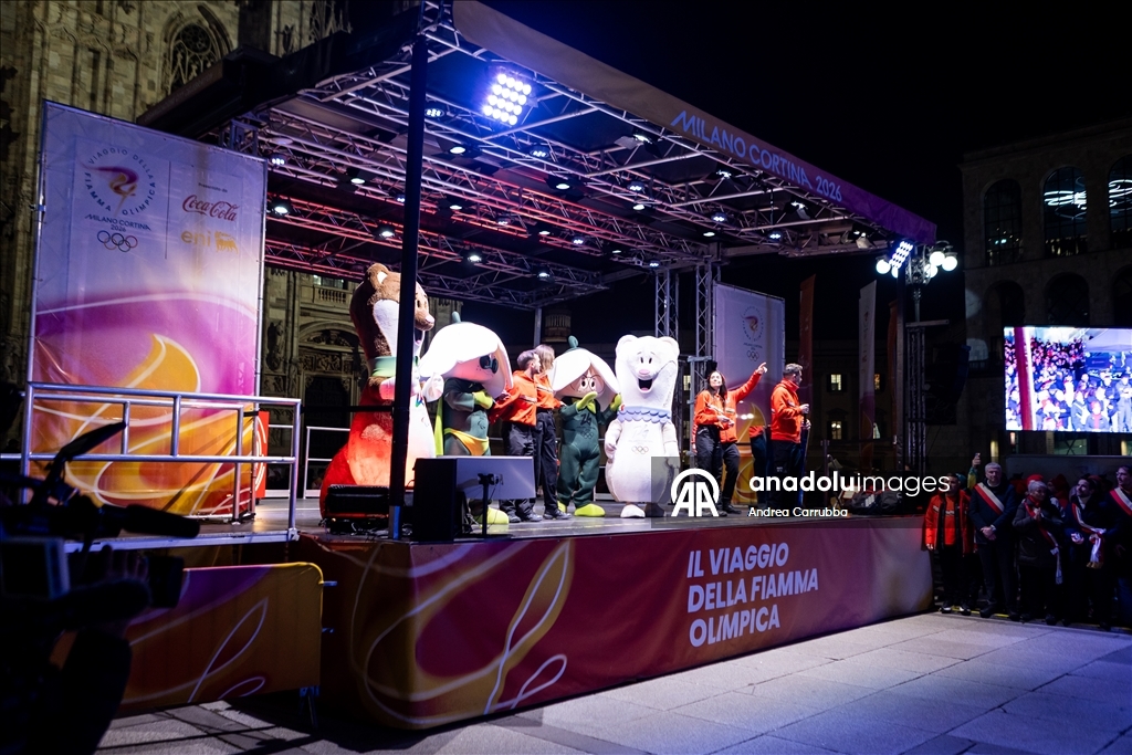 Олимпийский огонь зажжен в Милане перед Играми 2026 года