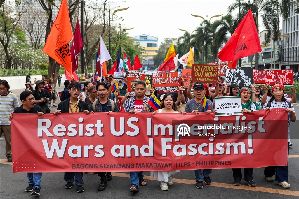 В Маниле прошла акция солидарности с Палестиной и Венесуэлой