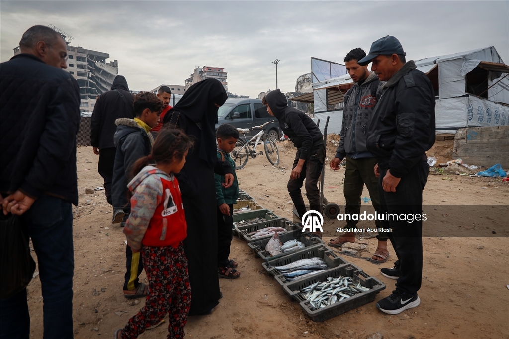 Gazze'deki Filistinli balıkçılar tehlikeli olmasına rağmen mesleklerine devam ediyor