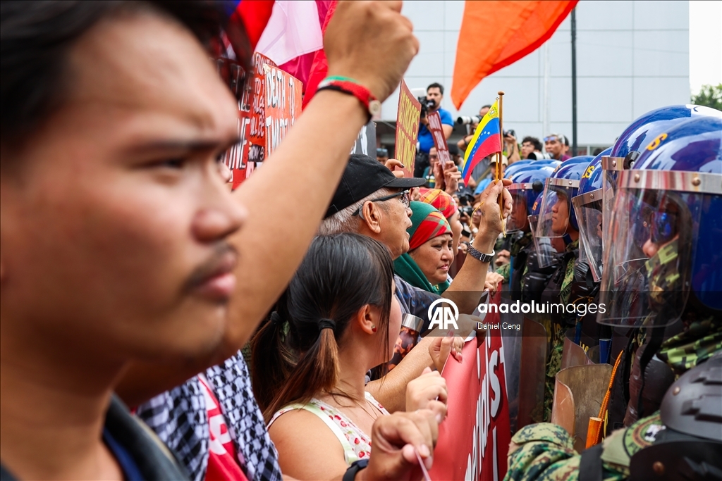 В Маниле прошла акция солидарности с Палестиной и Венесуэлой