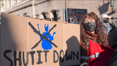 Multiple arrests at an anti-ICE protest at Columbia University, NYC