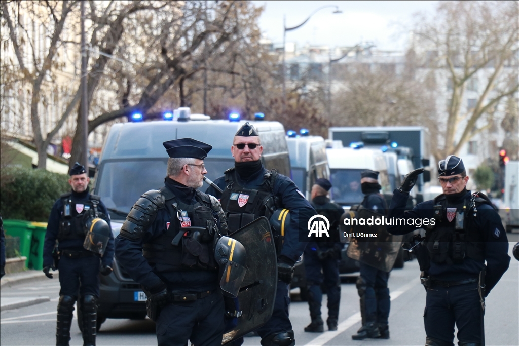 Protest against wars, racism and oppression in Paris