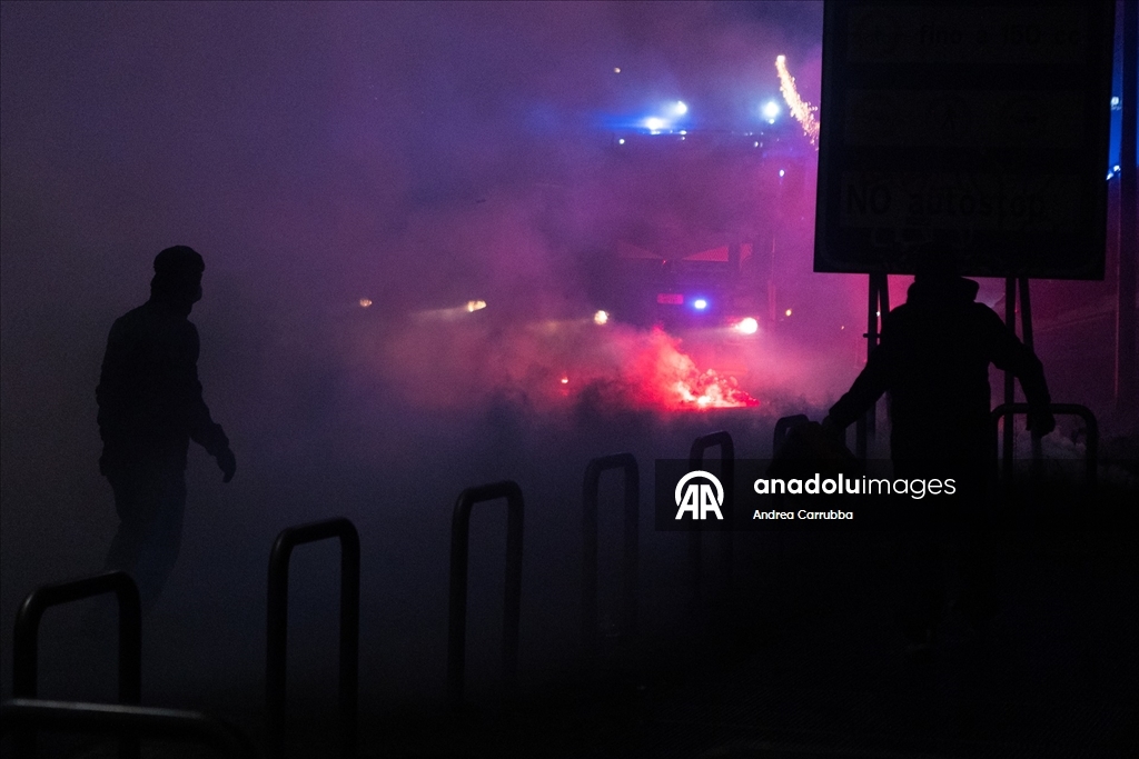 Milano'da Kış Olimpiyatları karşıtı gösteri düzenlendi