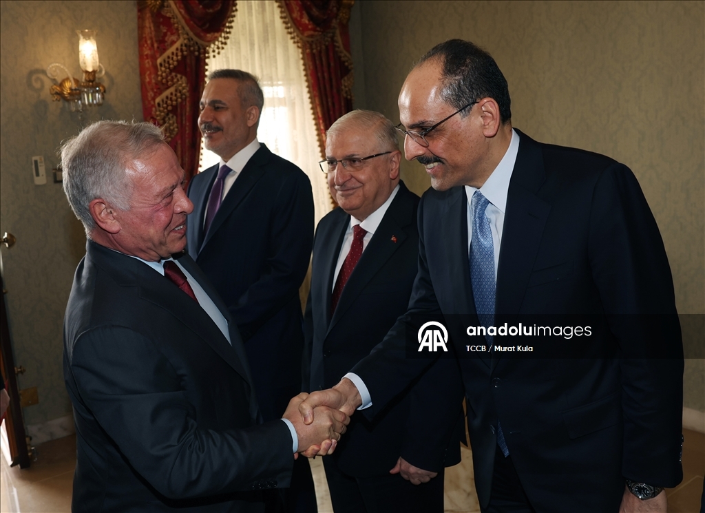 Cumhurbaşkanı Erdoğan, Ürdün Kralı 2. Abdullah ile bir araya geldi