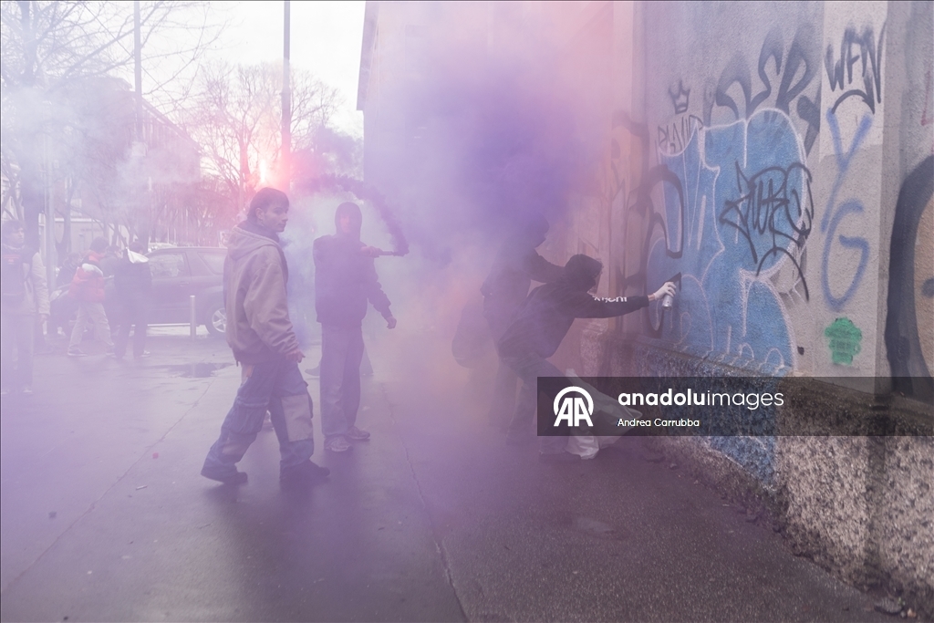 Протесты против ICE прошли в Италии накануне старта Олимпиады в Милане и Кортине 8