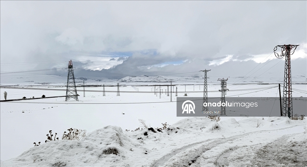 Ardahan'da kar yağışı 