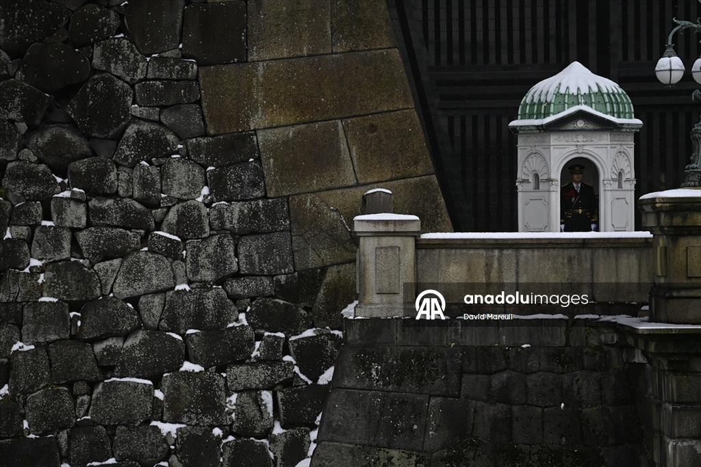 Japonya’nın başkenti Tokyo’da yılın ilk karı yağdı