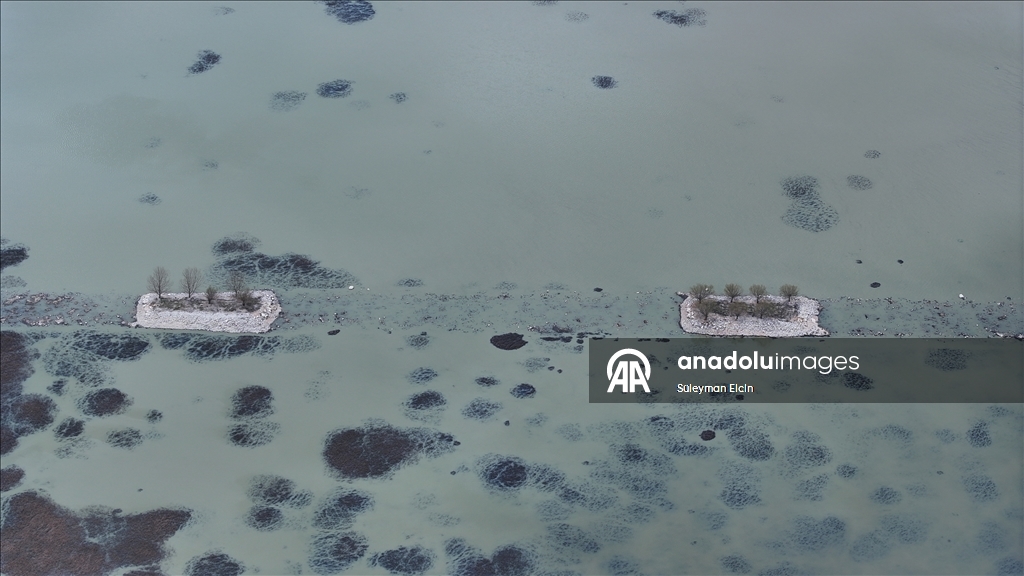 Yaz aylarında kuruyan Avlan Gölü, yağışların ardından yeniden su tuttu 10