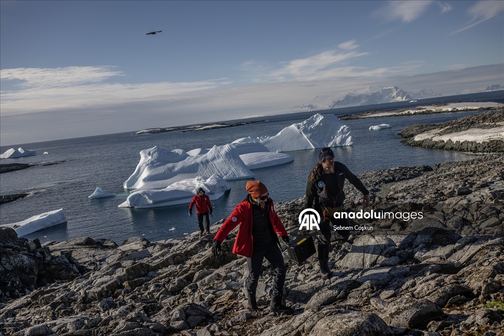 Türk bilim insanları 10. kez Beyaz Kıta’daki evleri Türk Bilimsel Araştırma Kampı'na ulaştı