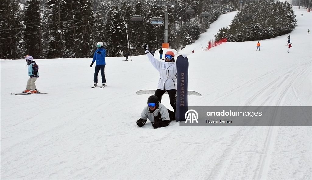 Sarıkamış Kayak Merkezi, kristal karıyla kayakseverleri ağırlıyor 14