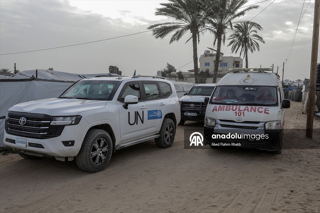 Gazze'de bir grup hasta daha Refah Sınır Kapısı'ndan tahliye edilmek üzere yola çıktı