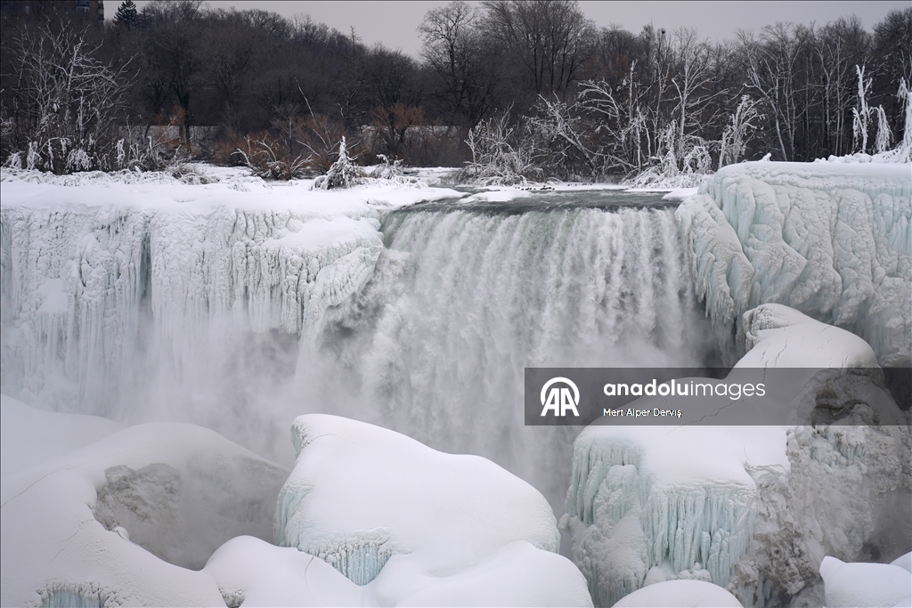 Niagara Falls Partially Freezes