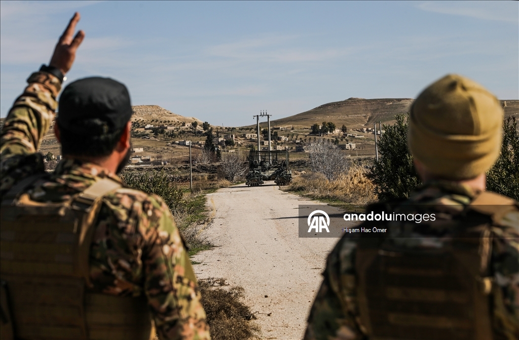 «Анадолу» запечатлело разминирование территории мавзолея Сулейман Шаха в Сирии