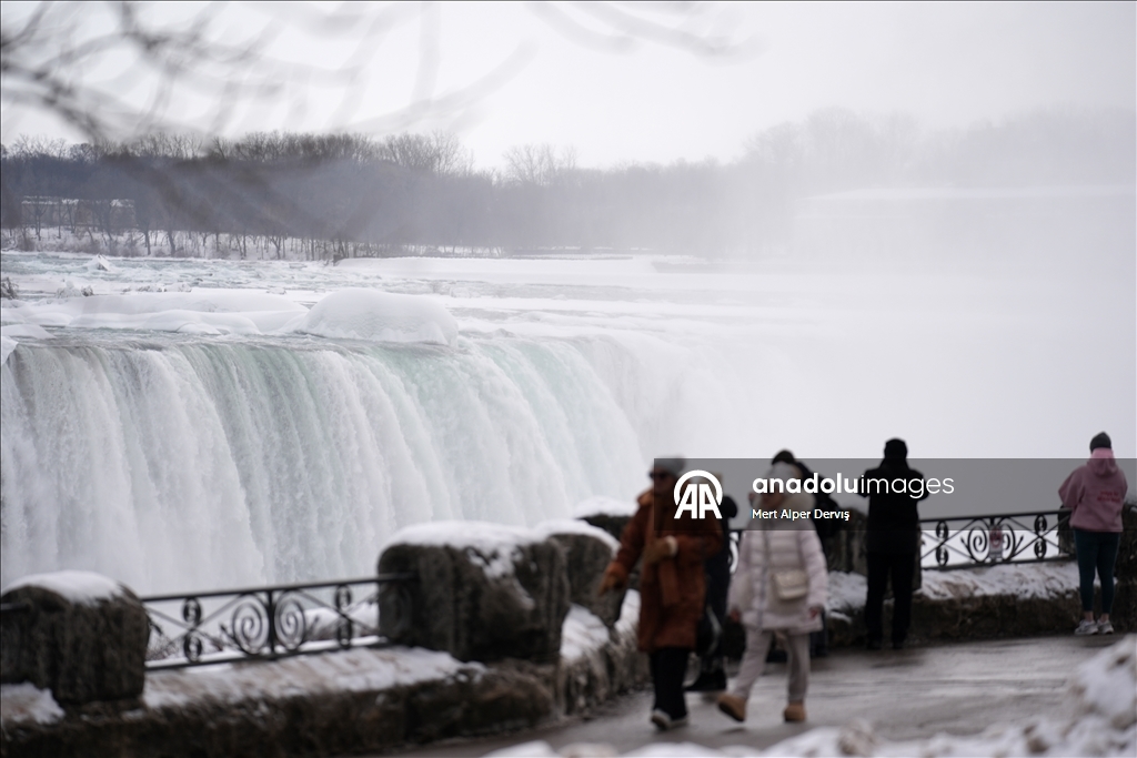 Niagara Falls Partially Freezes