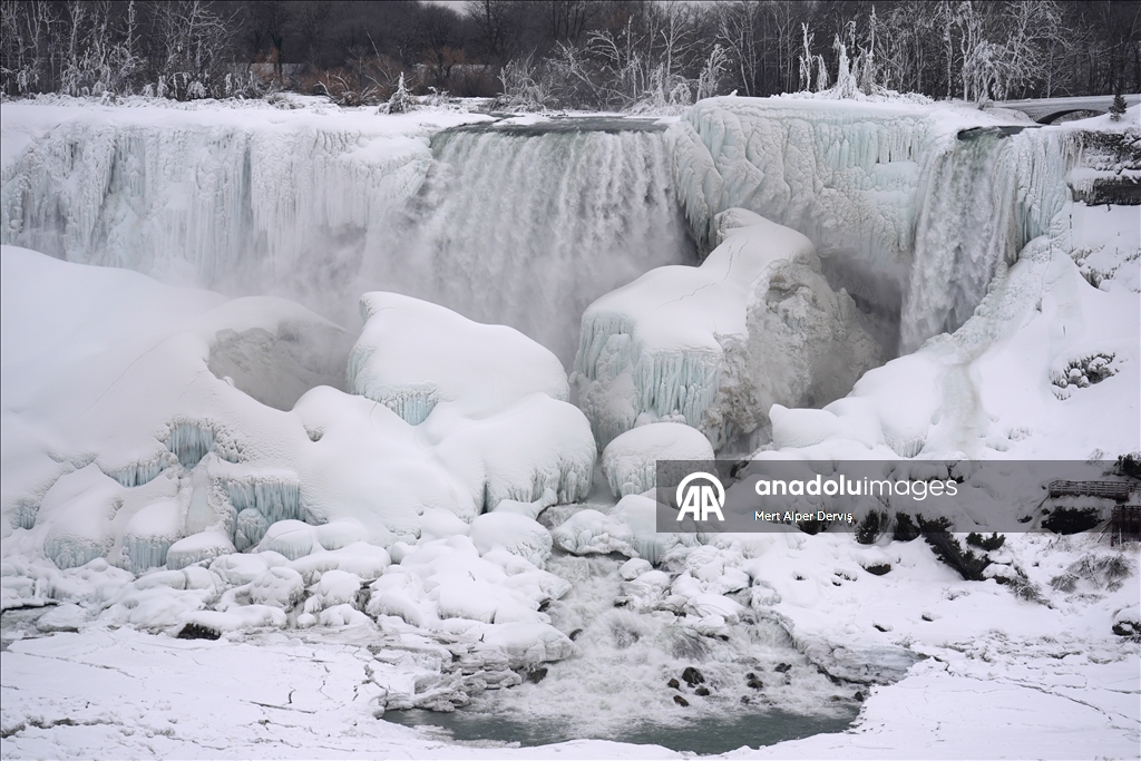 Niagara Falls Partially Freezes