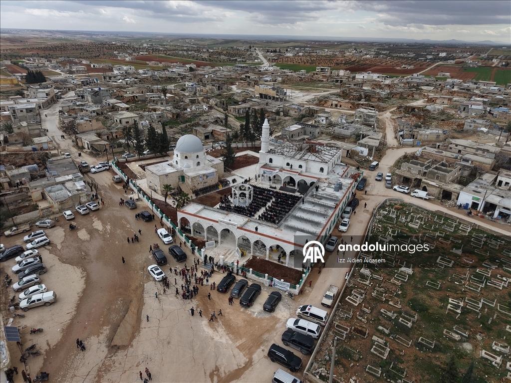 بدعم تركي.. افتتاح مجمّع ضريح عمر بن عبد العزيز بريف إدلب