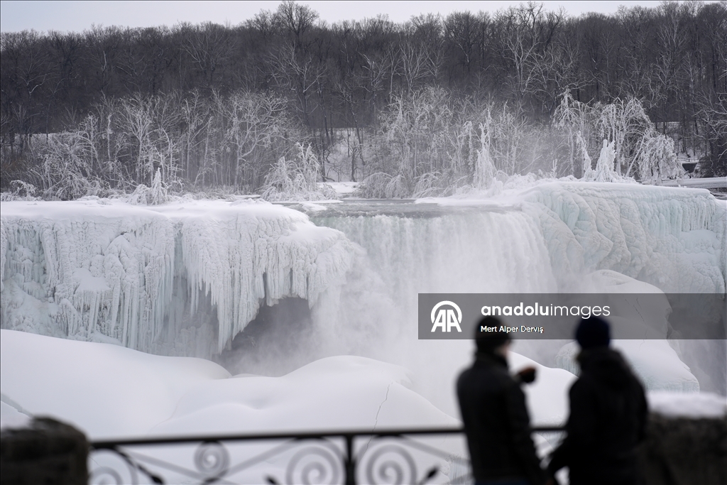 Niagara Falls Partially Freezes