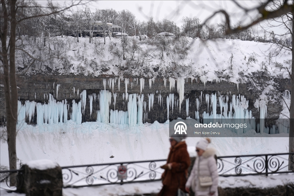 Niagara Falls Partially Freezes