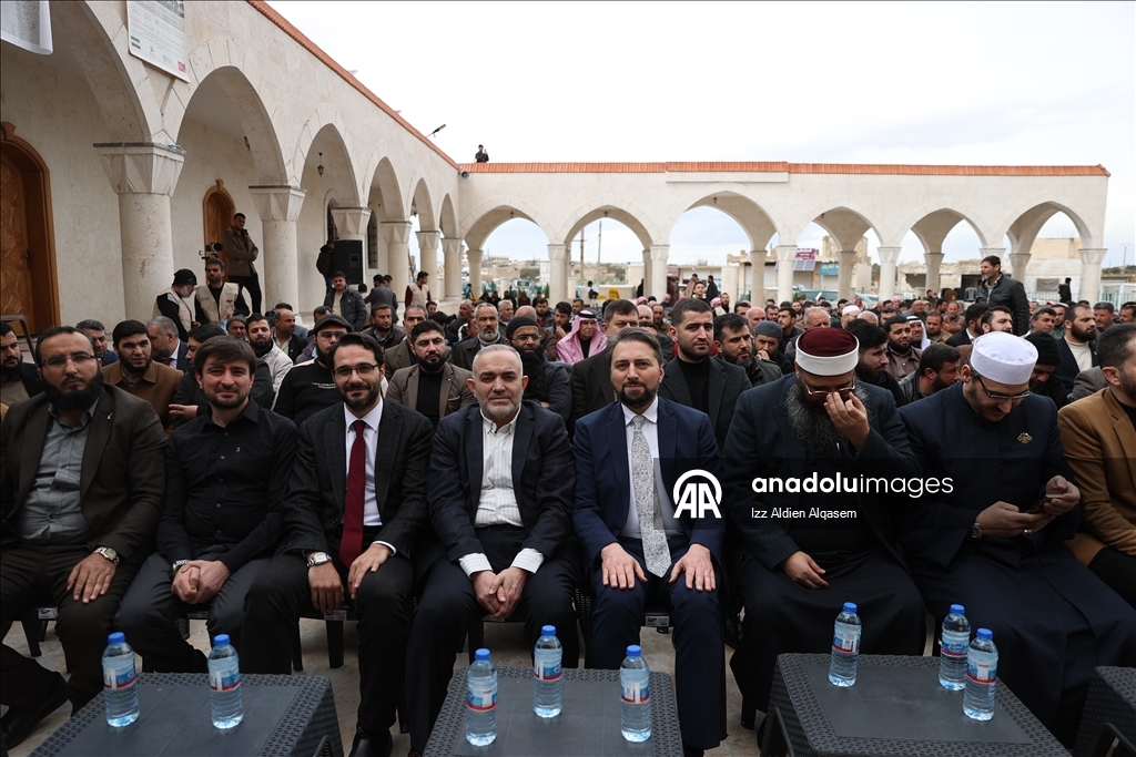 بدعم تركي.. افتتاح مجمّع ضريح عمر بن عبد العزيز بريف إدلب