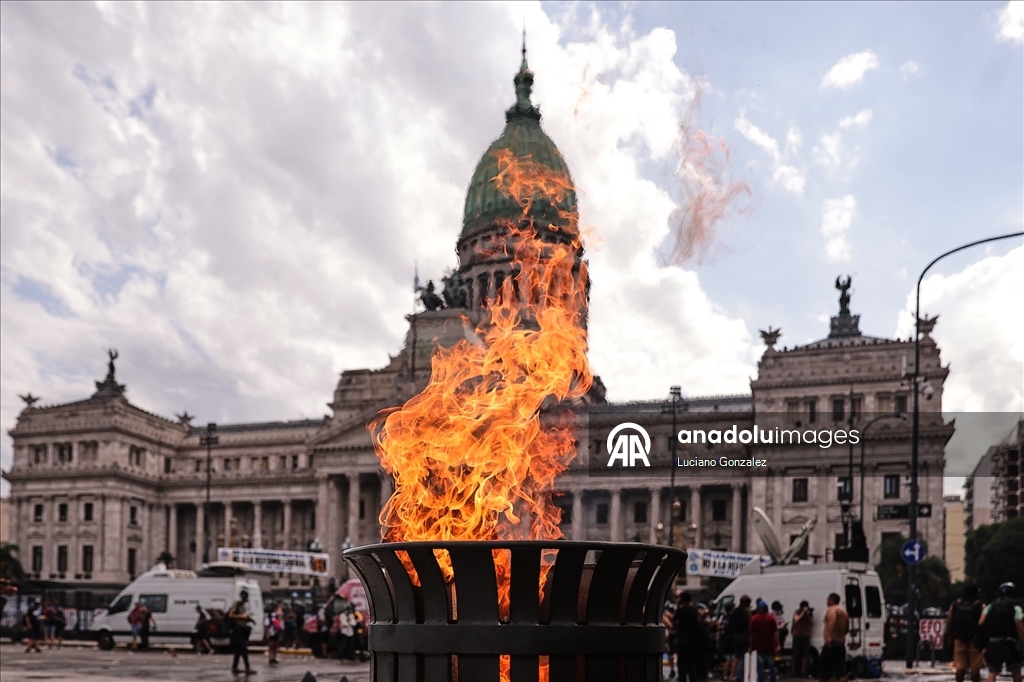 В Аргентине прошли протесты против трудовой реформы