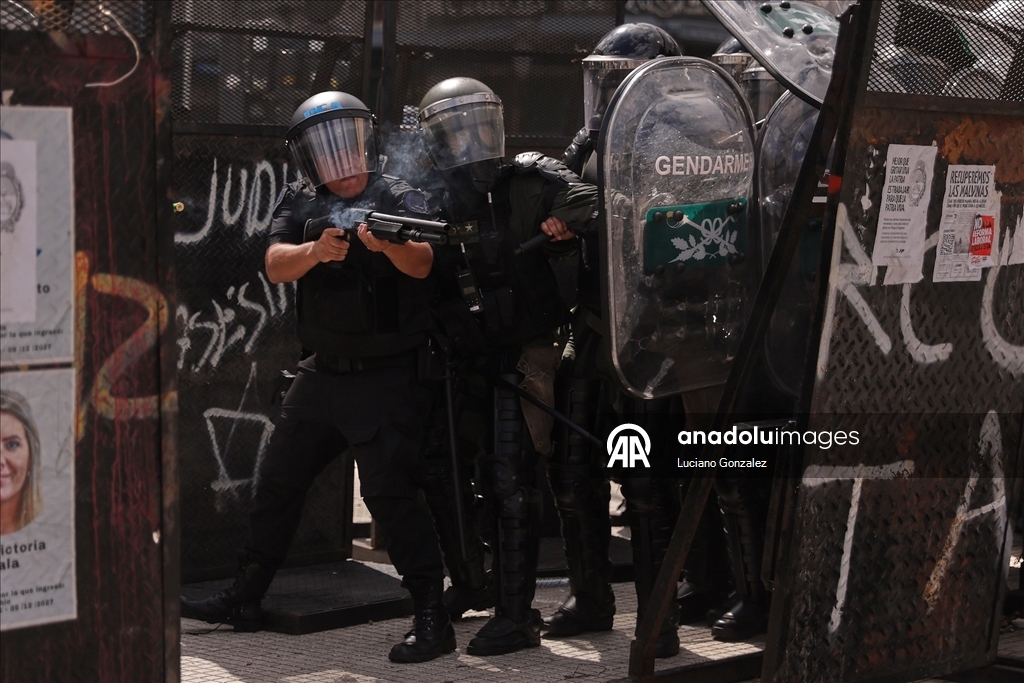 В Аргентине прошли протесты против трудовой реформы