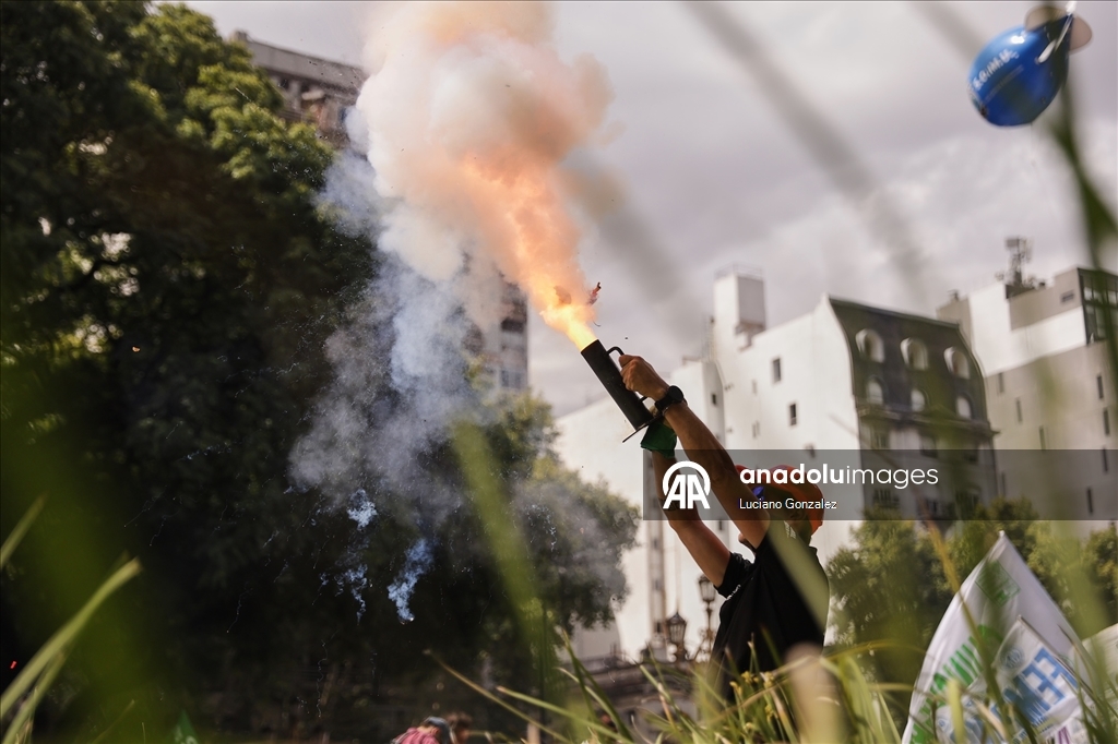 В Аргентине прошли протесты против трудовой реформы