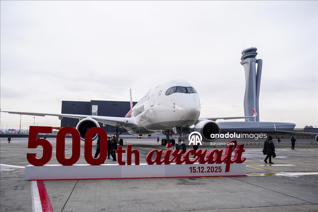 Специальный рейс 500-го самолета THY стал самым отслеживаемым в мире