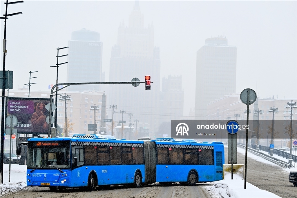 Снегопад в Москве 11