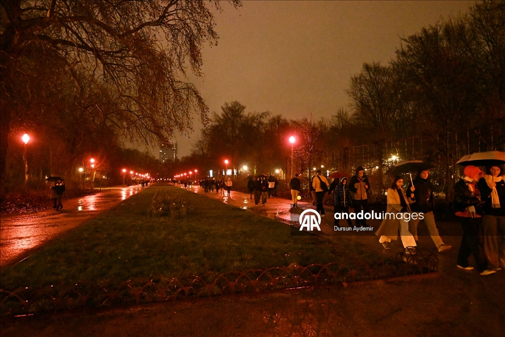 Уникальное Световое шоу началось в Брюсселе